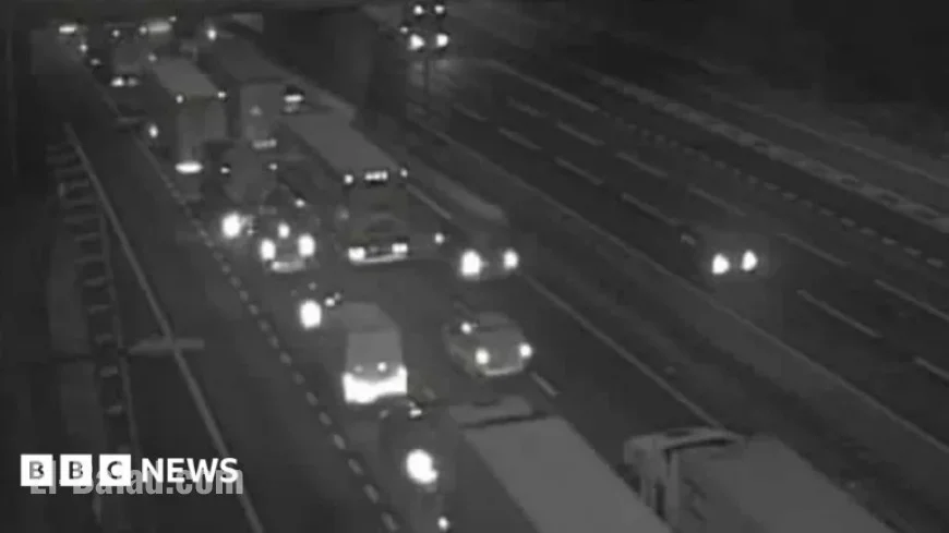 M25 Multi-Vehicle Crash Near Brentwood, Essex Closes Lanes