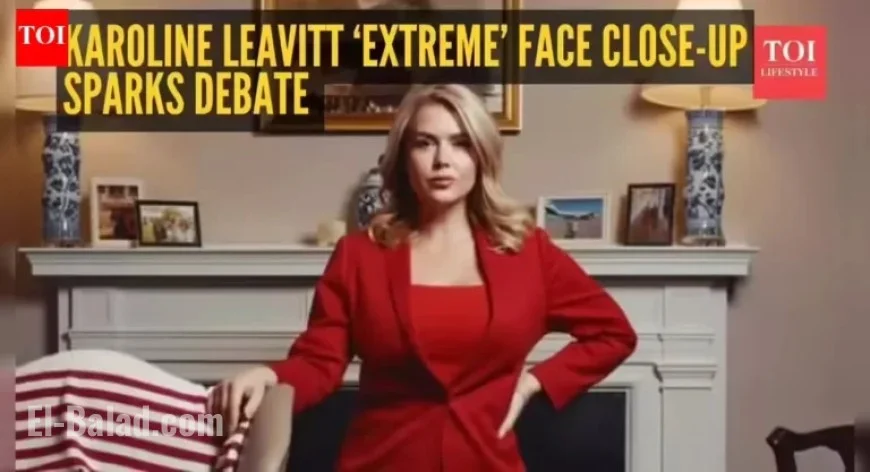 Vanity Fair Close-Up of Karoline Leavitt Ignites Lip Filler Speculation