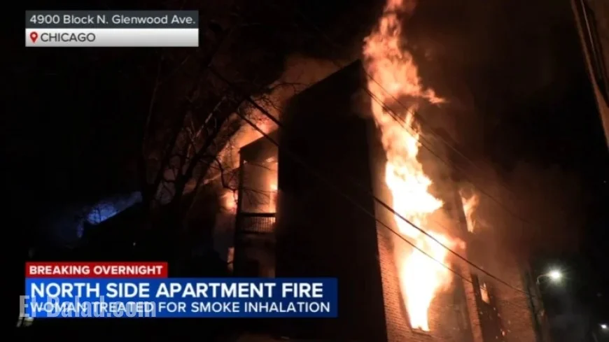 Apartment Fire Injures One on Uptown’s Glenwood Avenue, Chicago Police Report