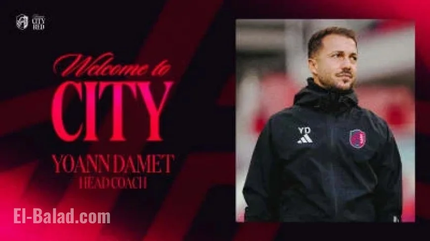 Yoann Damet Named Head Coach of St. Louis CITY SC