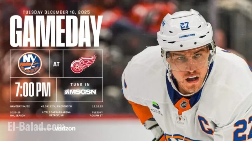 Islanders Face Red Wings: Game Preview