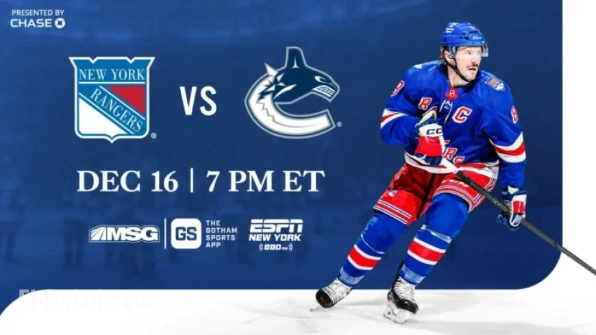 Rangers Clash with Canucks: Key Pregame Notes