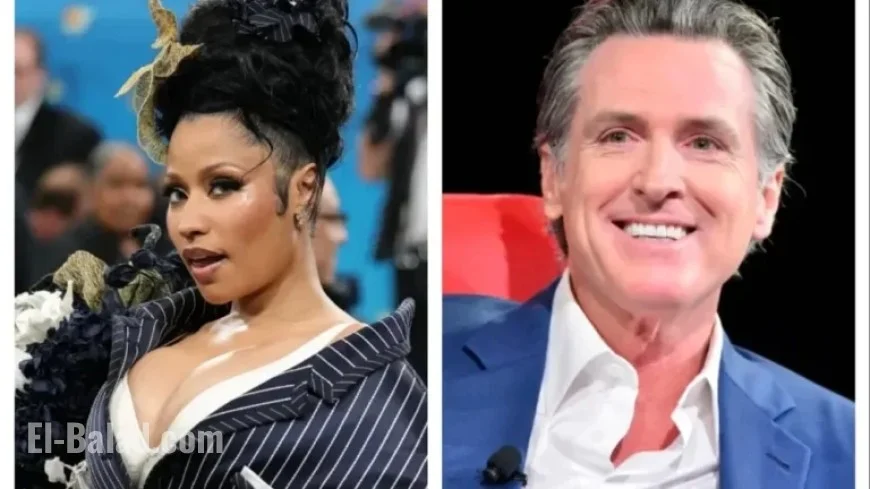 Nicki Minaj Escalates Feud with Governor Gavin Newsom