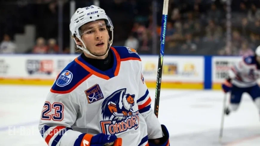 Oilers Recall Hutson from Bakersfield AHL Team
