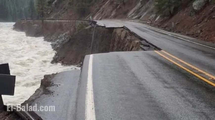Storm Damage Shuts Highway 2 for Months