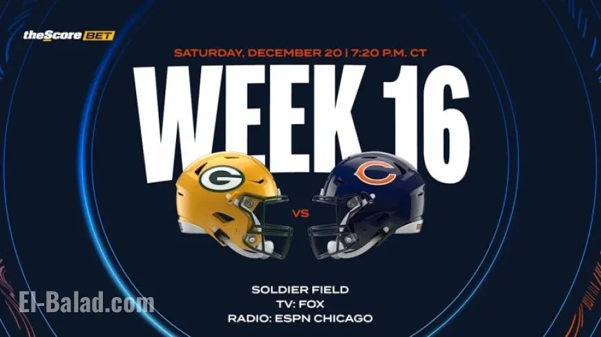 Chicago Bears Clash with Green Bay Packers in 2025 Week 16 NFL Showdown