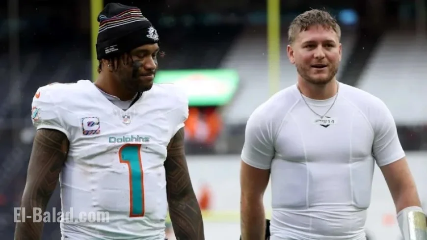 Dolphins Start Rookie Quinn Ewers at QB, Bench Tua Tagovailoa vs. Bengals