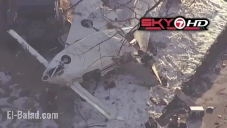 Crews Tackle Small Plane Crash in Nashua, NH