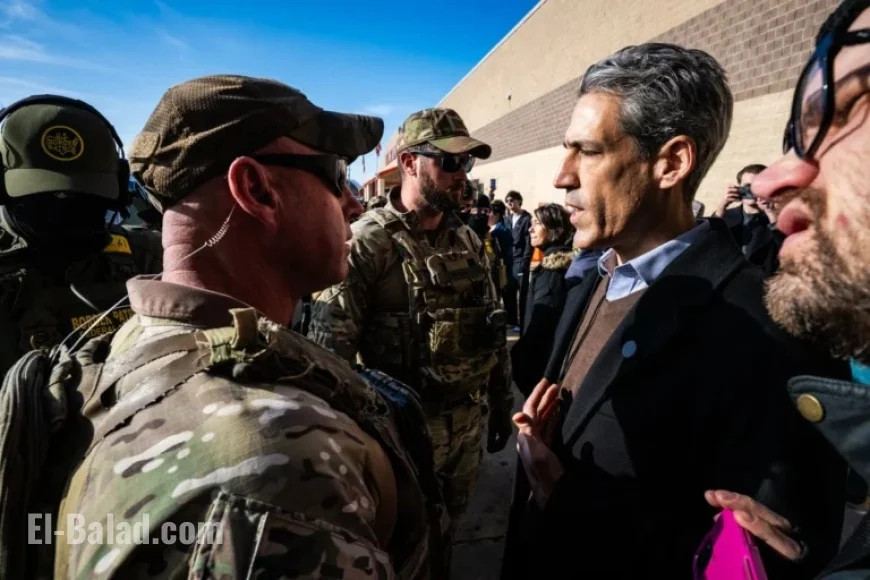 Bovino Guides Caravan Through Chicago Ahead of Evanston Mayor Clash