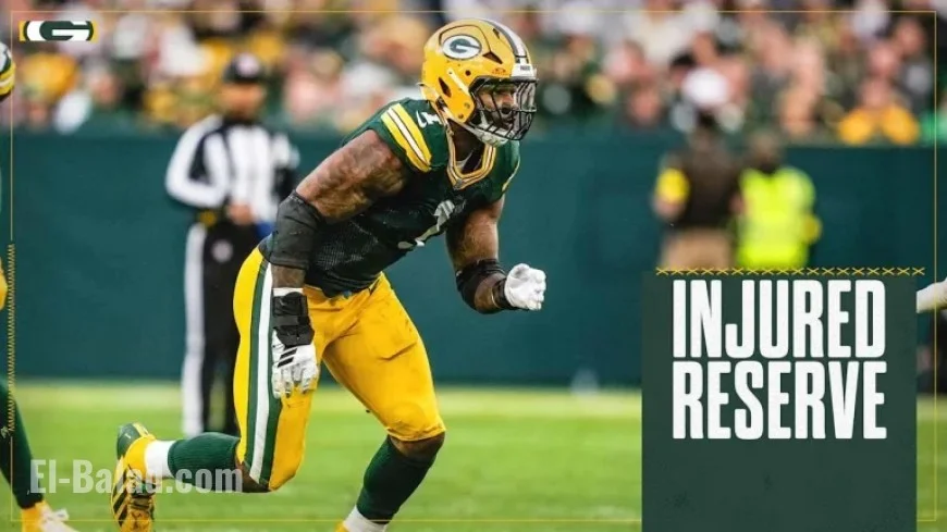 Packers Place Defensive Lineman Micah Parsons on Injured Reserve