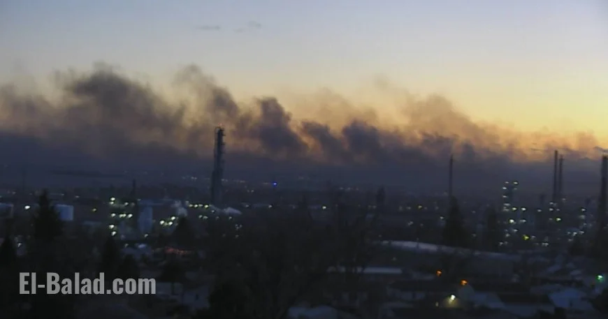 Massive Fire Erupts South of Cheyenne