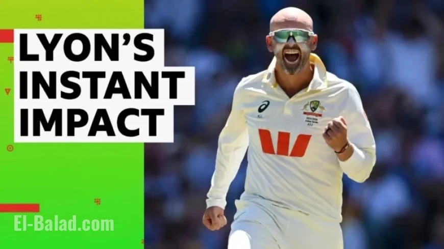 Lyon Strikes Twice in an Over as England Falters