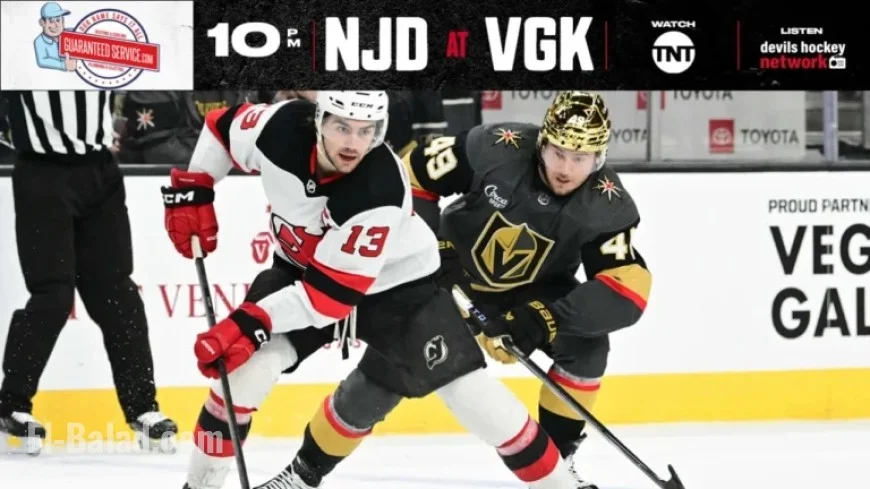 Devils Face Vegas Showdown: Game Preview