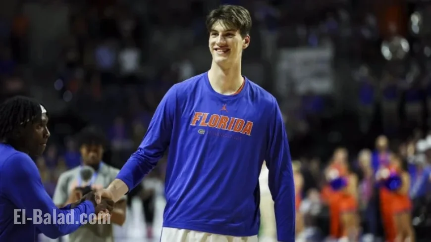 Olivier Rioux, 7’9″, Makes History with First Dunk as Florida Freshman