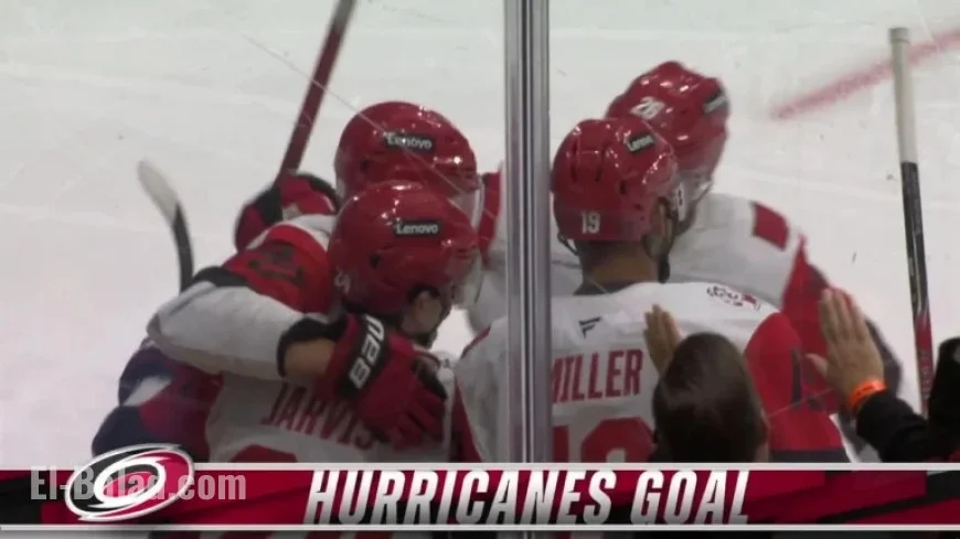 Jarvis Scores with Powerful One-Timer Shot