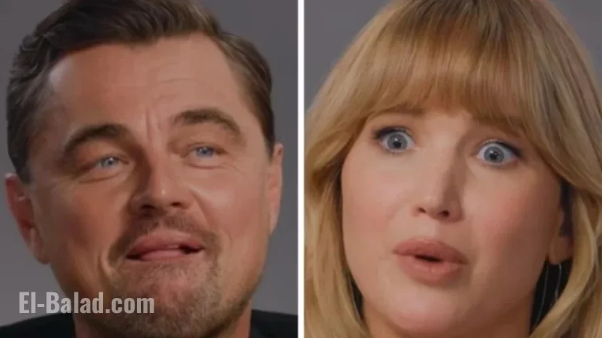 Jennifer Lawrence Awkwardly Teases Leonardo DiCaprio