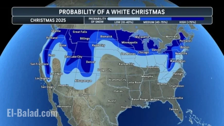 Early Forecast Reveals Potential for White Christmas