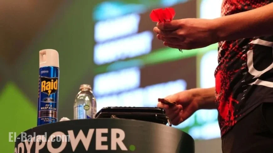 Darts Player Uses Wasp Spray to Tackle Ally Pally Pest Problem