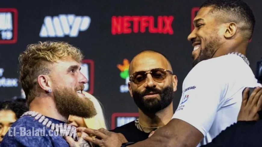 Jake Paul and Anthony Joshua Exchange Heated Words Before Upcoming Fight