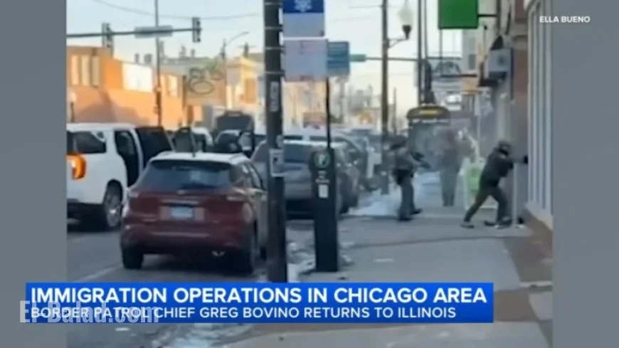 Immigration Arrests Filmed in Chicago Amid Border Patrol Chief Bovino’s Return