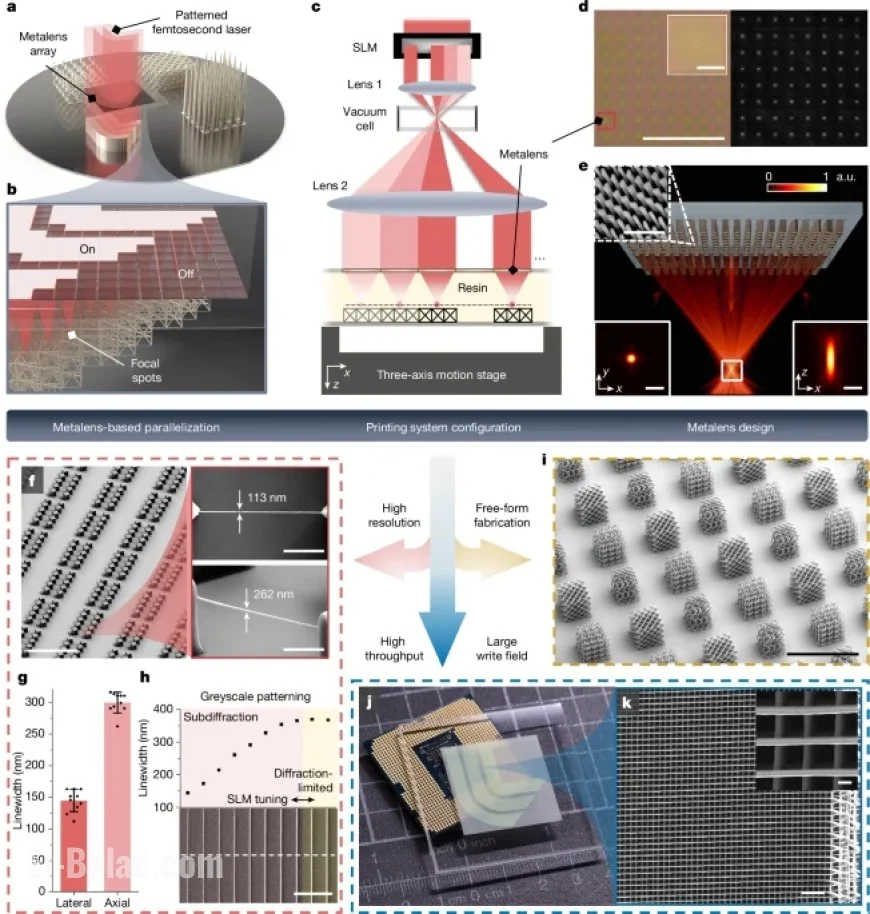 Revolutionizing 3D Nanolithography with Metalens Arrays and Adaptive Illumination