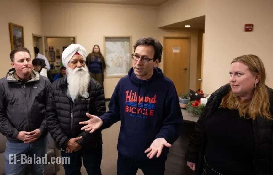 Governor Tours Sumas, Everson, and Nooksack to Assess Damage