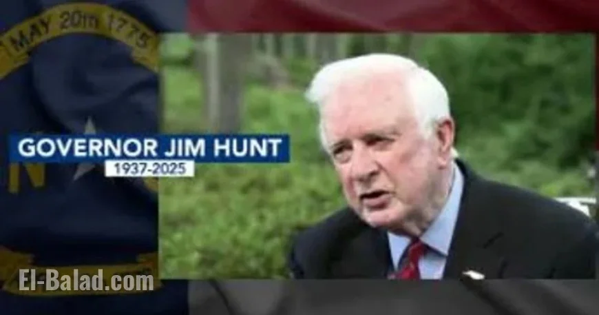 Former North Carolina Governor Jim Hunt Passes Away at 88