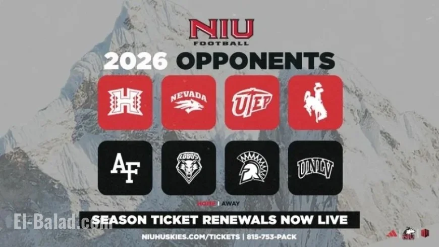 NIU Football’s 2026 Mountain West Opponents Revealed