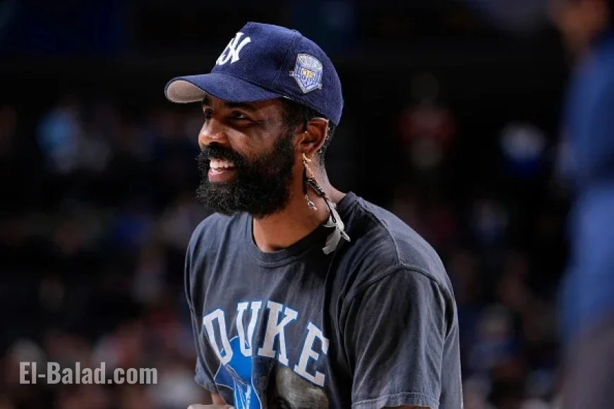 Kyrie Irving Launches Karate-Kicking Robot in Surprise Mavericks Visit Video