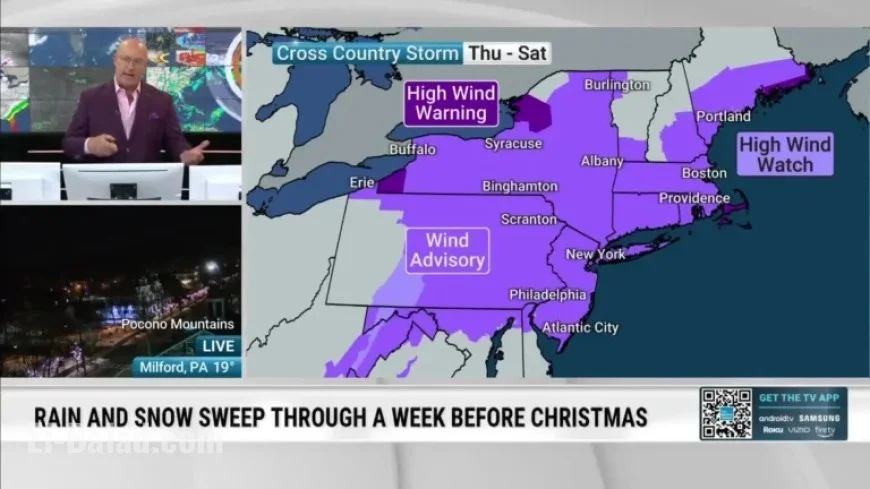 Northeast Braces for Strong Winds, Potential Travel Disruptions