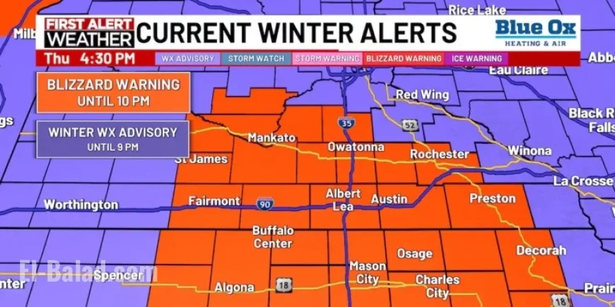 Thursday Evening Whiteout to Create Challenging Travel Conditions
