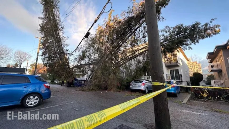 Powerful Storm Leaves Thousands Without Power in B.C.