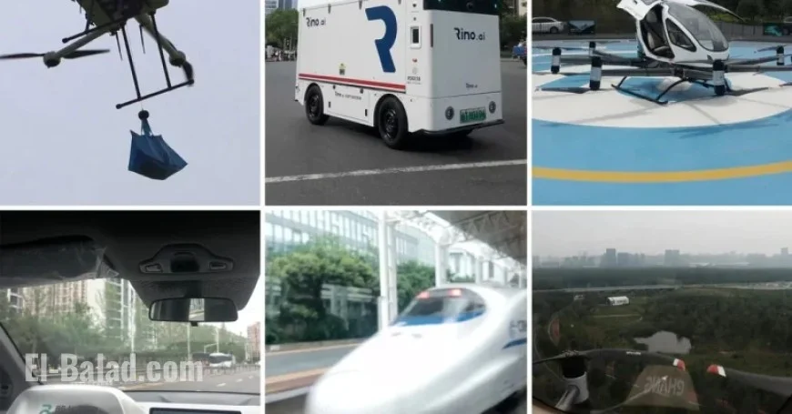 China Drives Innovation in Flying Taxis, Drones, and Trains with Clean Energy