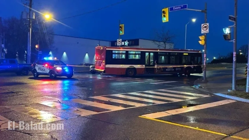 TTC Bus Hits Pedestrian Near Sherway Gardens in Etobicoke