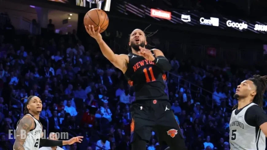 Jalen Brunson Shines in Emirates NBA Cup, Climbs Kia MVP Ladder