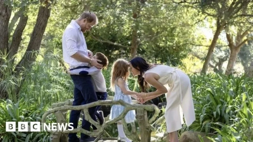 Harry and Meghan Celebrate Christmas with Archie and Lilibet in Photo