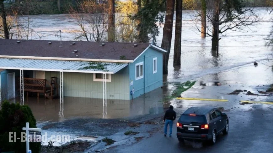 Rain Pounds Oregon and SW Washington Amid Flood Watch and Road Closures