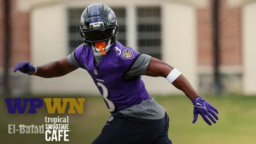 Chidobe Awuzie Joins Ravens Practice Session
