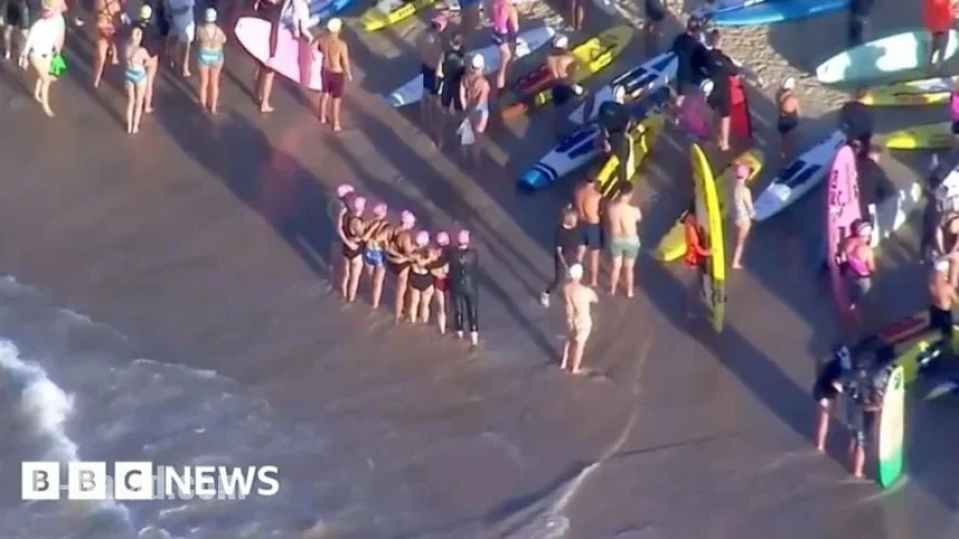 Surfers and Swimmers Honor Bondi Shooting Victims