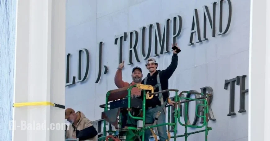 Trump-Kennedy Center Sign Installed Amid Legal Concerns
