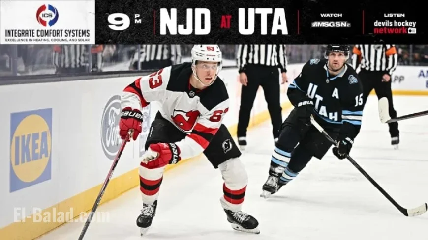 Devils Aim to Sustain Vegas Success in Utah Clash | PREVIEW