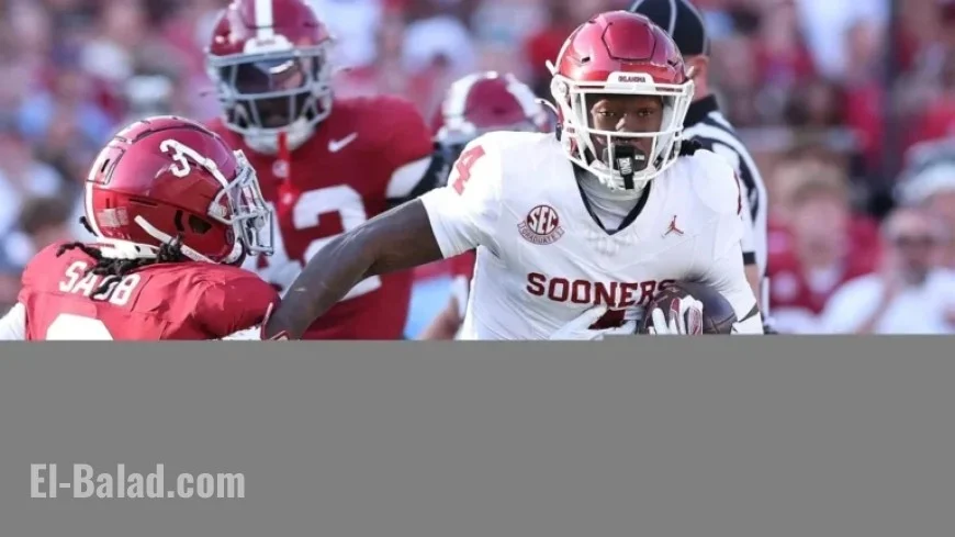 Deion Burks Shines as Oklahoma’s Standout Wide Receiver in CFP