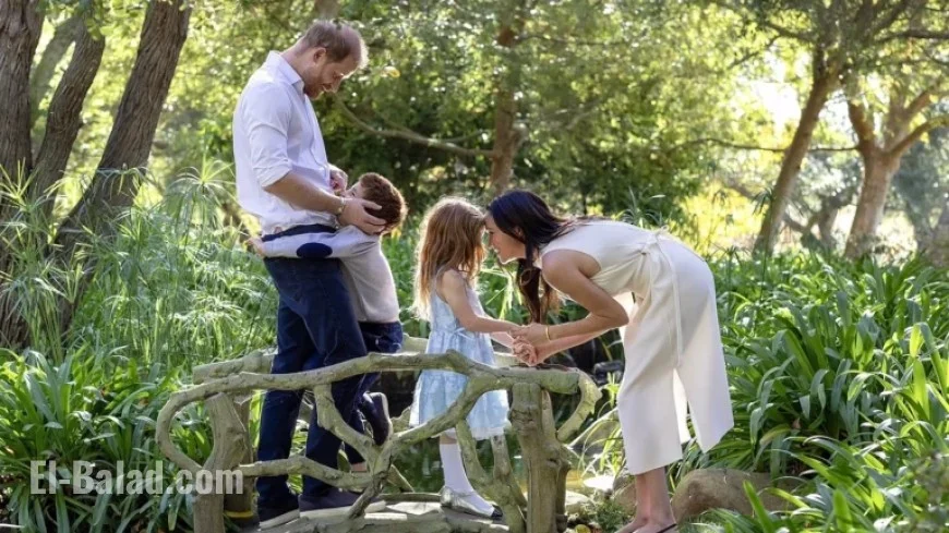 Meghan Markle, Prince Harry Reveal New Family Photo with Archie and Lilibet