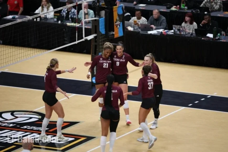 Texas A&M Volleyball Dominates Pitt with 3-Set Sweep