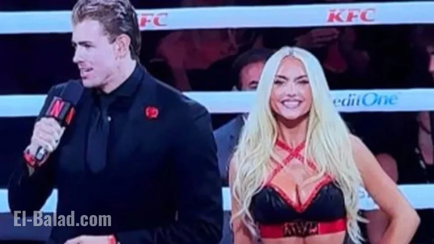 Jaxson Dart’s Girlfriend Marissa Ayers Stuns as Ring Girl in Paul-Joshua Fight