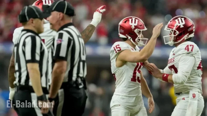 Indiana Football vs. Alabama: Rose Bowl Start Time and CFP Schedule