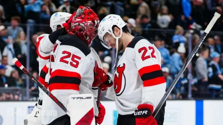 Markstrom Shines with 32 Saves as Devils Edge Mammoth