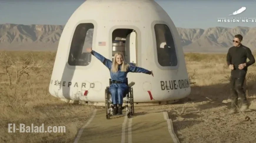 First Wheelchair User Travels to Space Aboard Blue Origin