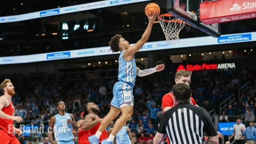 Tar Heels Edge Ohio State 71-70 in Thrilling Rally