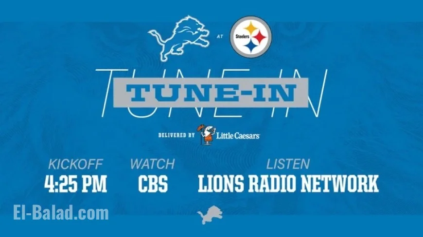 Watch Lions vs. Steelers: TV, Radio, and Live Updates – Detroit Lions